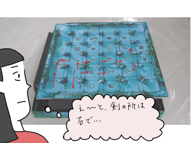 魔法のラビリンス ボードゲームレビュー Board Game Map